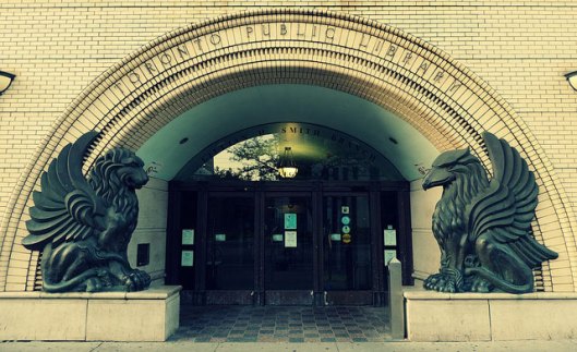 Entrance to the Lilian H.Smith branch library in Toronto (photo Greg Stacey)
