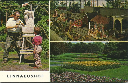 Linnaeushof Bennebroek met beeldhouwer, minicorso en park als afbeeldingen