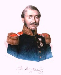 Gravure van generaal-majoor J.B. van Merlen