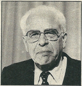 Ds. M.L.W,Schoch in 1986. Hij was een vruchtbaar publicist en verzorgde 'dagsluitingen' voor de NCRV-radio.