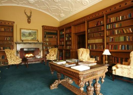 Adare Manor Hotel Library, Ireland