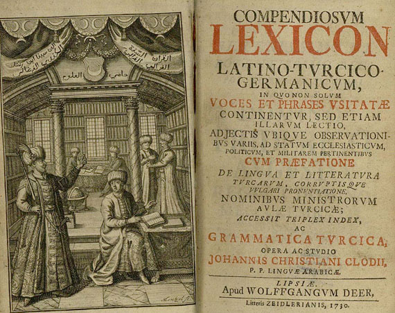 Lexicon van Joh. Christian Clodius uit 1730