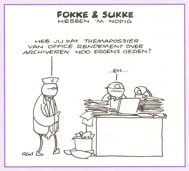 Cartoon van Fokke & Sukke
