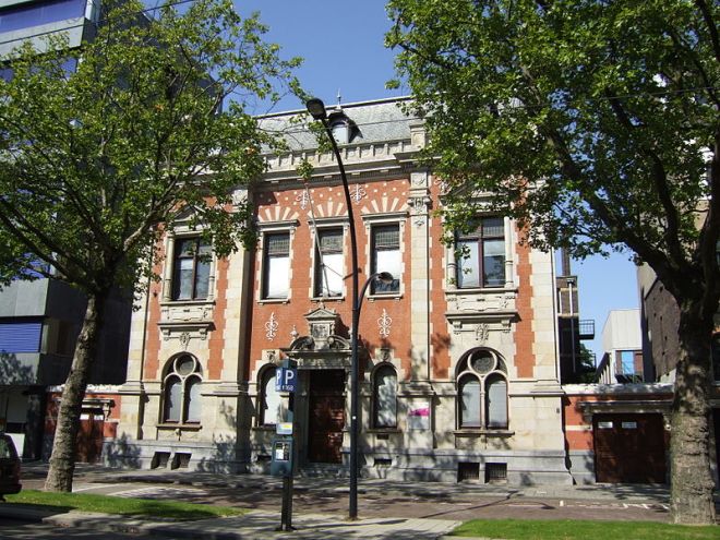 Foto van het vroegere gemeentearchief van Rotterdam